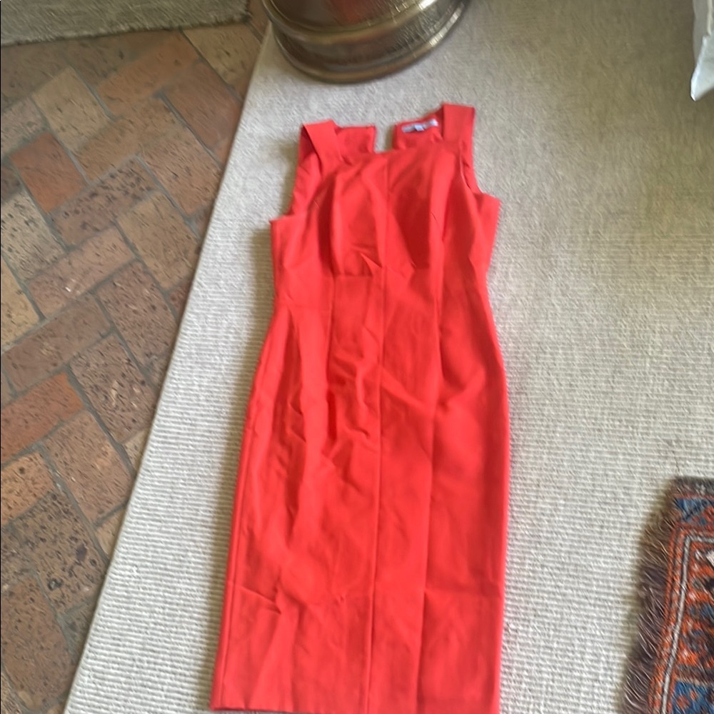 Elegant Red Sleeveless Dress